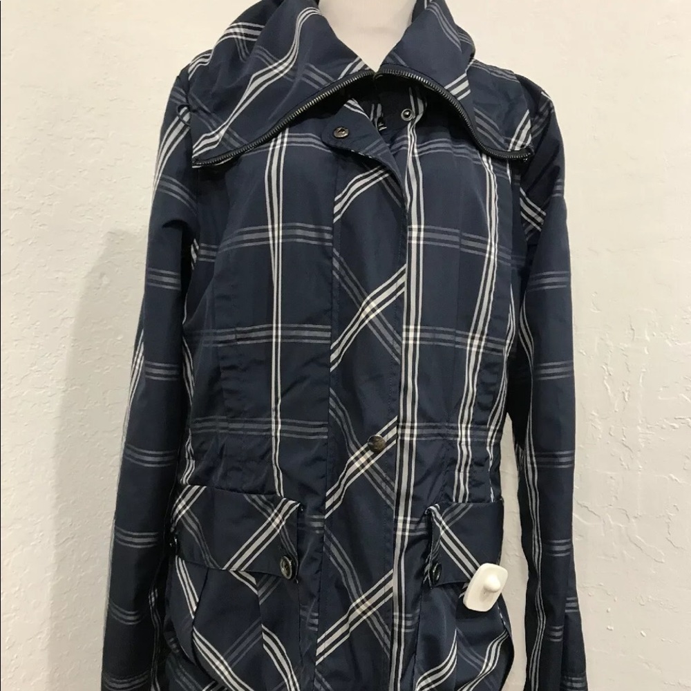 PENDLETON fitted anorak raincoat plaid